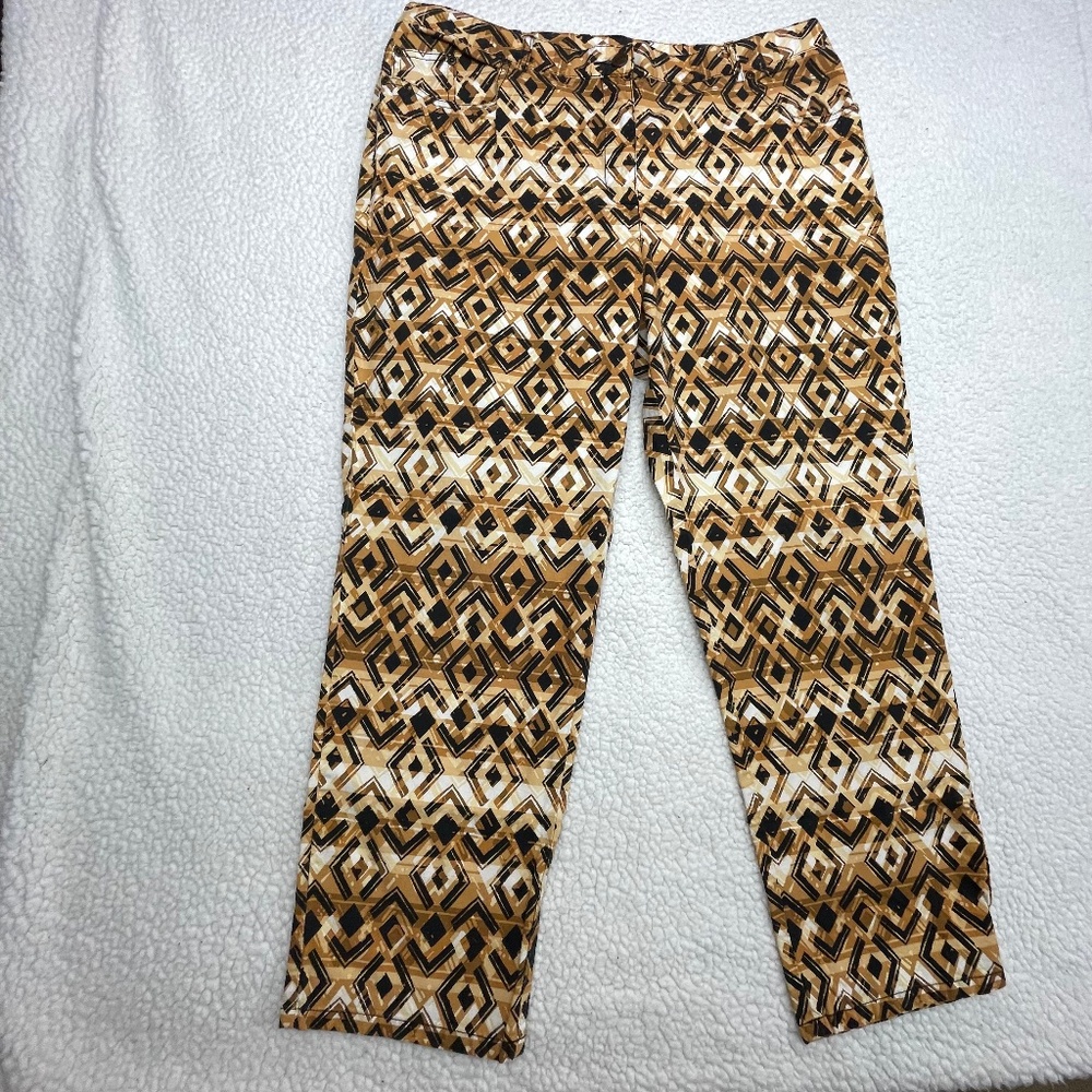Women’s Ruby Rd Pants, 16, Tan/Black